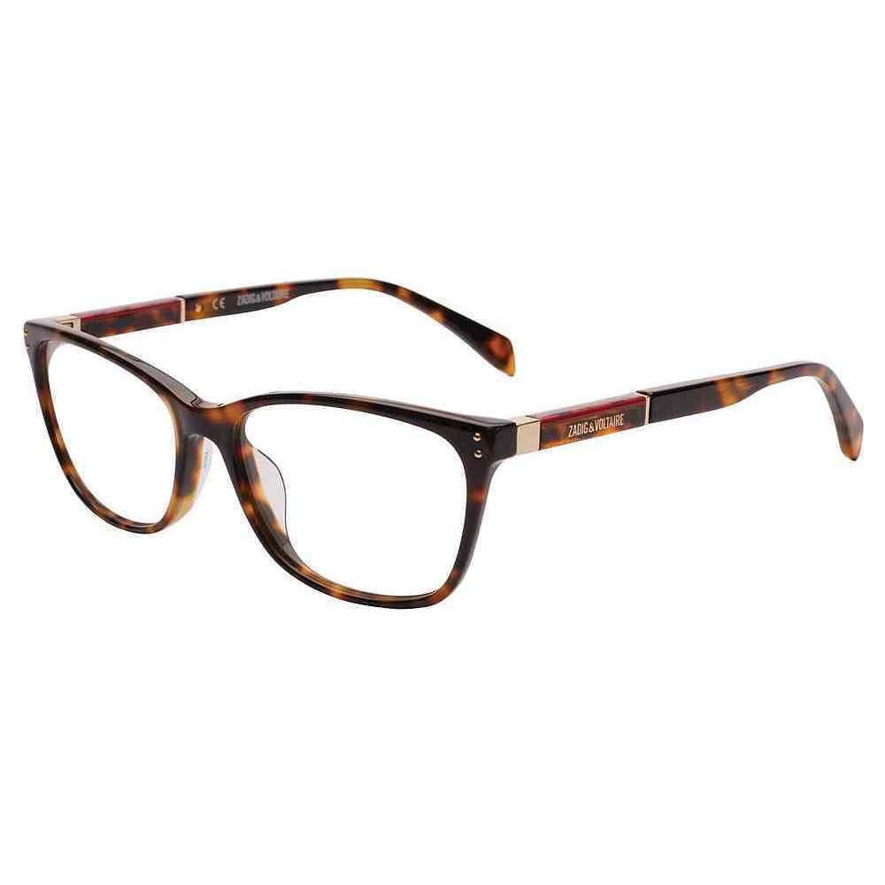 ZADIG & VOLTAIRE OPTICAL VZV159V Eyeglasses BROWN-0C10 53mm